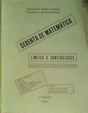 Seller image for LGICA - LIMITES E CONTINUIDADE. NMEROS COMPLEXOS. CLCULOS DAS PROBABILIDADES. for sale by Livraria Castro e Silva