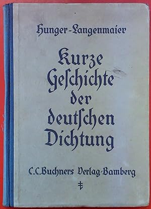 Bild des Verkufers fr Kurze Geschichte der deutschen Dichtung zum Verkauf von biblion2