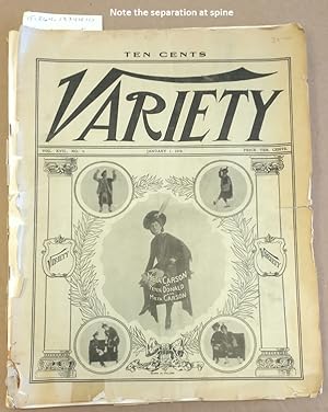 VARIETY. VOL. XVII, NO. 4, JANUARY 1, 1910