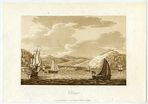 Antique Print-DOVER-ENGLAND-COAST-HARBOUR-Ireland-1790