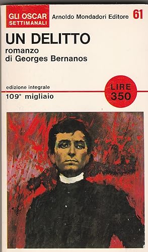 Image du vendeur pour Un delitto. Romanzo. Traduzione di Enrico Piceni. Edizione integrale. mis en vente par Libreria Gull