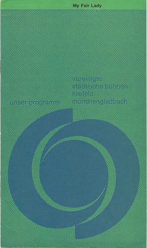 Bild des Verkufers fr Programmheft Frederick Loewe MY FAIR LADY Spielzeit 1967 / 68 Heft 7 zum Verkauf von Programmhefte24 Schauspiel und Musiktheater der letzten 150 Jahre