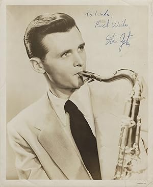 Bild des Verkufers fr Early signed Portrait By Stan Getz zum Verkauf von Adam Andrusier Autographs ABA PADA