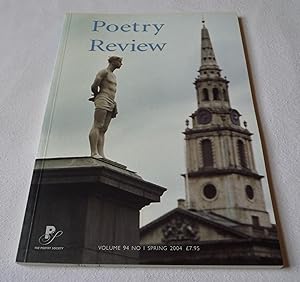 Imagen del vendedor de Poetry Review vol. 94 no. 1 a la venta por Test Centre Books