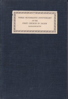 Exercises in commemoration of the three hundredth anniversary of the gathering of the First churc...