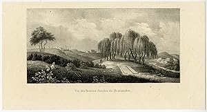 Antique Print-KARAMENDERES-SCAMANDER-RIVER-SOURCE-Choiseul-Melling-Goubaud-1822