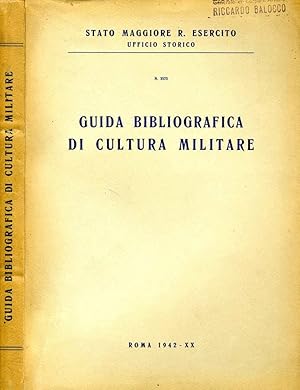 Seller image for Guida Bibliografica Di Cultura Militare for sale by Biblioteca di Babele