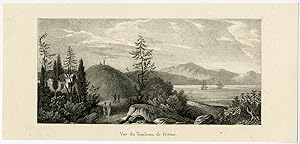 Antique Print-UVECIK TEPE-TUMULUS-FESTUS-TROY-Choiseul-Melling-Goubaud-1822