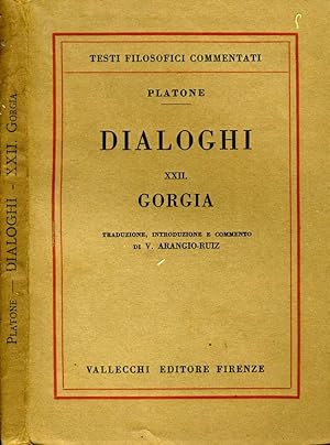 Bild des Verkufers fr Dialoghi Xxii Gorgia zum Verkauf von Biblioteca di Babele