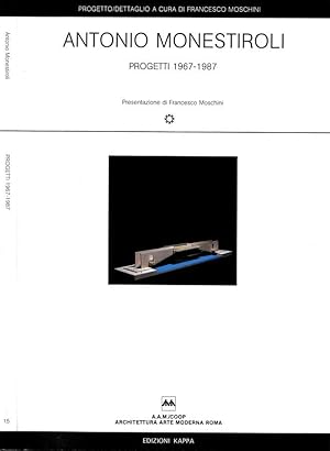 Bild des Verkufers fr Progetti 1967-1987 zum Verkauf von Biblioteca di Babele