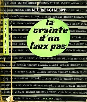 Seller image for La Crainte D'Un Faux Pas (FEAR TO TREAD) for sale by Biblioteca di Babele