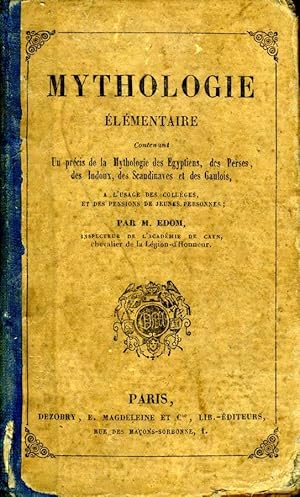 Seller image for Mythologie Elementaire for sale by Biblioteca di Babele