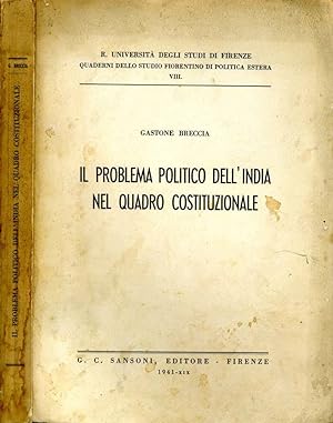 Immagine del venditore per Il Problema Politico Dell'India Nel Quadro Costituzionale venduto da Biblioteca di Babele