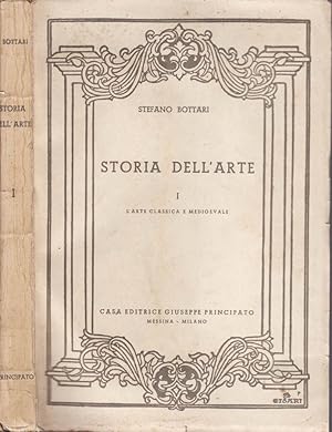 Bild des Verkufers fr STORIA DELL'ARTE ( VOL. I ) L'ARTE CLASSICA E MEDIOEVALE zum Verkauf von Biblioteca di Babele