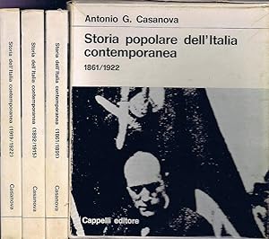 Bild des Verkufers fr Storia Popolare dell'Italia Contemporanea (3 Volumi) zum Verkauf von Biblioteca di Babele