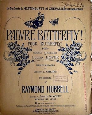 Bild des Verkufers fr Pauvre Butterfly! Le gras succs de Mistinguett et Chevalier au Casino de Paris zum Verkauf von Biblioteca di Babele