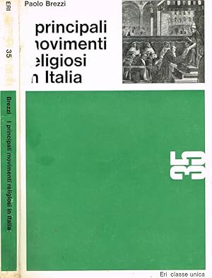 PRINCIPALI MOVIMENTI RELIGIOSI IN ITALIA