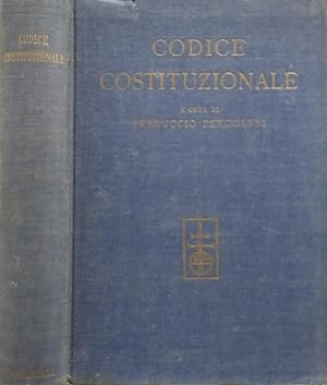 Bild des Verkufers fr CODICE COSTITUZIONALE zum Verkauf von Biblioteca di Babele