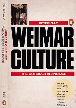 Imagen del vendedor de Weimar culture The outsider as insider a la venta por Biblioteca di Babele