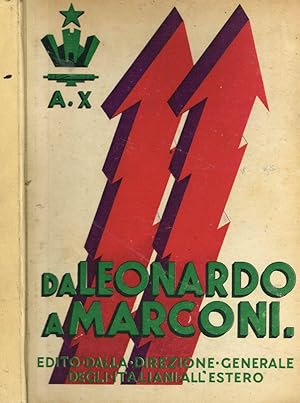 Imagen del vendedor de DA LEONARDO A MARCONI a la venta por Biblioteca di Babele