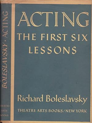 Bild des Verkäufers für Acting the first six lessons zum Verkauf von Biblioteca di Babele