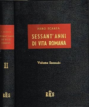 Bild des Verkufers fr SESSANT'ANNI DI VITA ROMANA ( VOL. II ) ASPETTI, FIGURE E AVVENIMENTI DAL 1895 AL 1955 zum Verkauf von Biblioteca di Babele