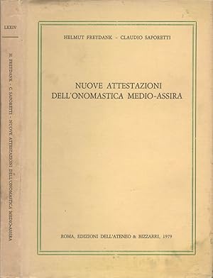 Bild des Verkufers fr Nuove attestazioni dell' onomastica medio - assira zum Verkauf von Biblioteca di Babele