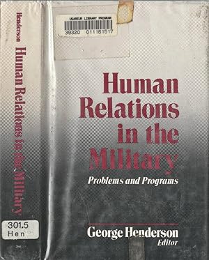 Seller image for Human Relations in the Military Problems and Programs for sale by Biblioteca di Babele