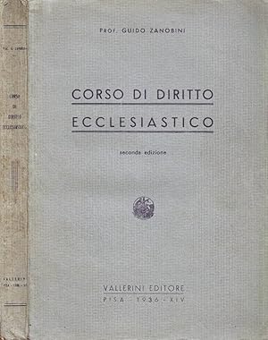 Bild des Verkufers fr Corso di Diritto Ecclesiastico zum Verkauf von Biblioteca di Babele