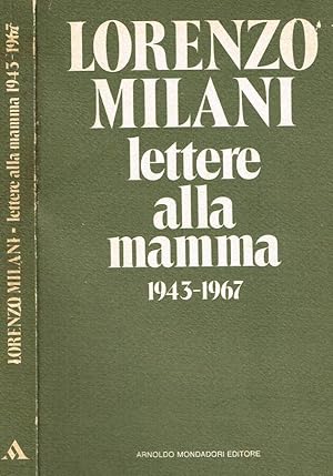 Bild des Verkufers fr LETTERE ALLA MAMMA 1943 1967 zum Verkauf von Biblioteca di Babele