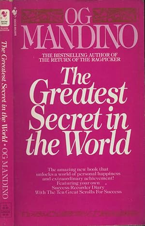 Seller image for The greatest secret in the world Featuring your own success recorder diary with the ten great scrolls for success for sale by Biblioteca di Babele