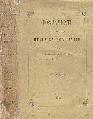 Immagine del venditore per Fondamenti alla Scienza della Ragion Civile ( Vol. 1 ) venduto da Biblioteca di Babele