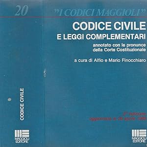 Image du vendeur pour Codice Civile e Leggi Complementari annotato per le pronunce della corte Costituzionale mis en vente par Biblioteca di Babele