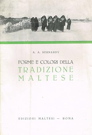 Bild des Verkufers fr FORME E COLORI DELLA TRADIZIONE MALTESE zum Verkauf von Biblioteca di Babele