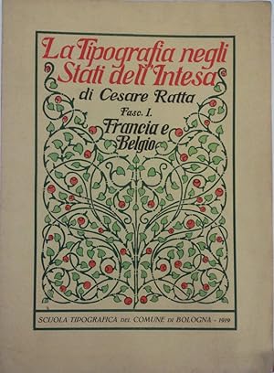 Seller image for LA TIPOGRAFIA NEGLI STATI DELL' INTESA (FASC. 1) FRANCIA E BELGIO for sale by Biblioteca di Babele