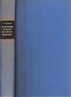 Imagen del vendedor de La Rvolution Francaise et l' Empire Napolonien a la venta por Biblioteca di Babele