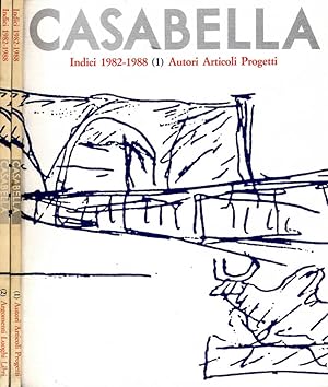 Bild des Verkufers fr CASABELLA 1-2 1982-1988 INDICI 1982-1988 AUTORI ARTICOLI PROGETTI zum Verkauf von Biblioteca di Babele