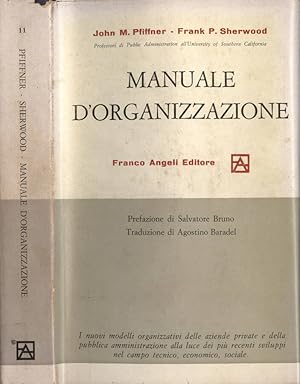 Imagen del vendedor de Manuale d' organizzazione a la venta por Biblioteca di Babele