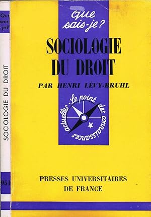 Immagine del venditore per Sociologie du Droit venduto da Biblioteca di Babele