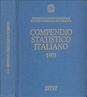 Bild des Verkufers fr Compendio statistico italiano 1993 zum Verkauf von Biblioteca di Babele