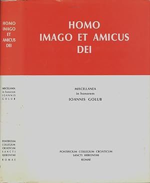 Seller image for Homo imago et amicus Dei - L'uomo-Immagine ed amico di Dio Miscellanea in honorem Ioannis Golub for sale by Biblioteca di Babele