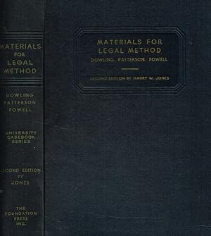 Bild des Verkufers fr MATERIALS FOR LEGAL METHOD zum Verkauf von Biblioteca di Babele