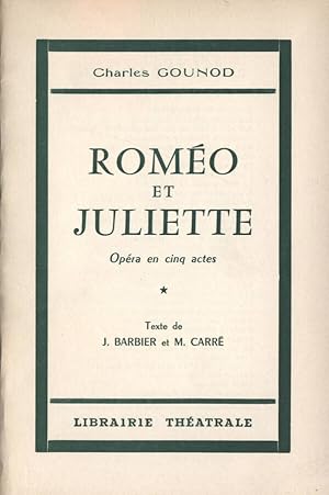 Seller image for Romo et Juliette Opra en cinq actes for sale by Biblioteca di Babele