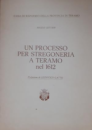 UN PROCESSO PER STREGONERIA A TERAMO NEL 1612,