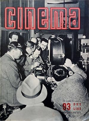 Immagine del venditore per Cinema - Maggio 1940 Quindicinale di divulgazione cinematografica venduto da Biblioteca di Babele