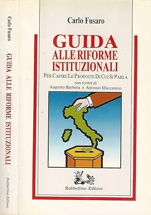 Bild des Verkufers fr Guida alle riforme istituzionali zum Verkauf von Biblioteca di Babele