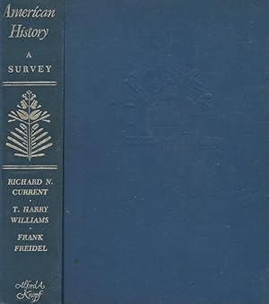 Seller image for American History A Survey for sale by Biblioteca di Babele