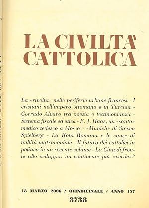 Seller image for LA CIVILTA' CATTOLICA anno 157 vol.1 quaderno 3738 for sale by Biblioteca di Babele