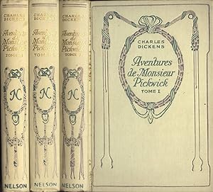 Seller image for Aventures de Monsieur Pickwick - Vol. I - II - III for sale by Biblioteca di Babele