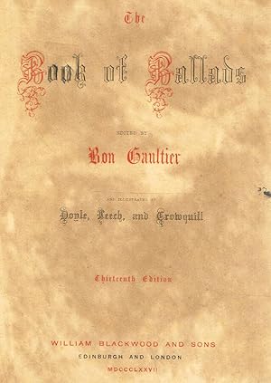 Bild des Verkufers fr THE BOOK OF BALLADS zum Verkauf von Biblioteca di Babele